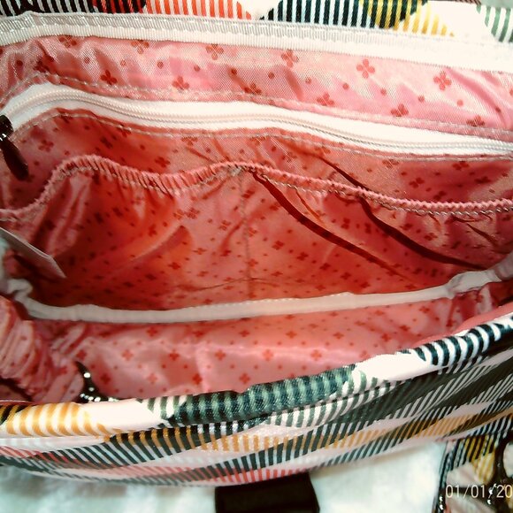 Lug Pink Plaid Harness Crossbody Bag in Pristine Pre-owned Condition - Picture 6 of 7